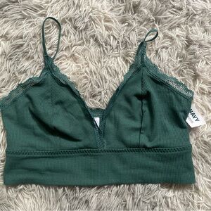 Longline Waffle Bralette